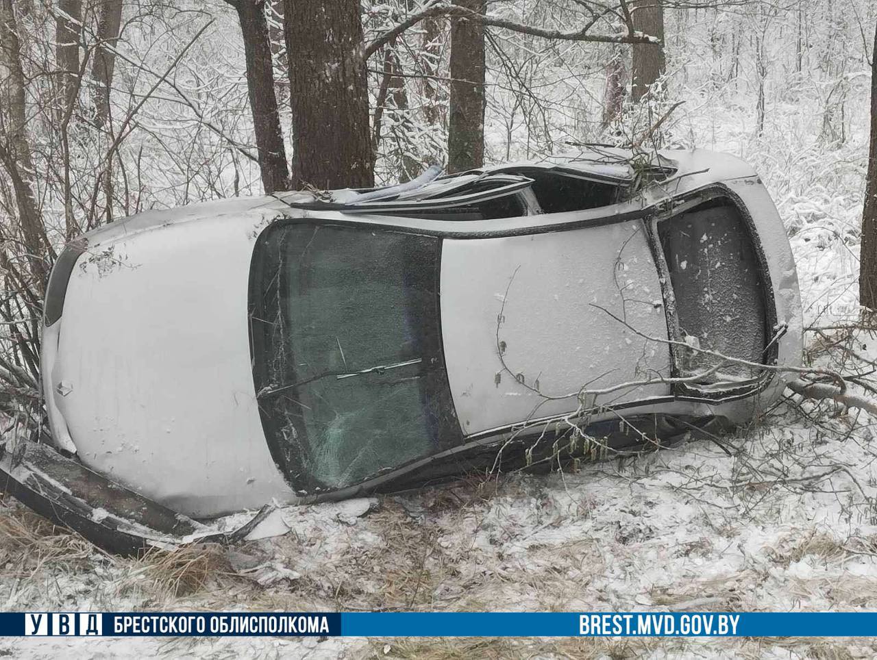 Погодные условия или ошибка водителя? ДТП в Лунинецком районе