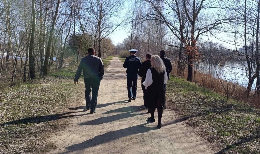 В Бресте пляж «Центральный» проходит подготовку для открытия купального сезона