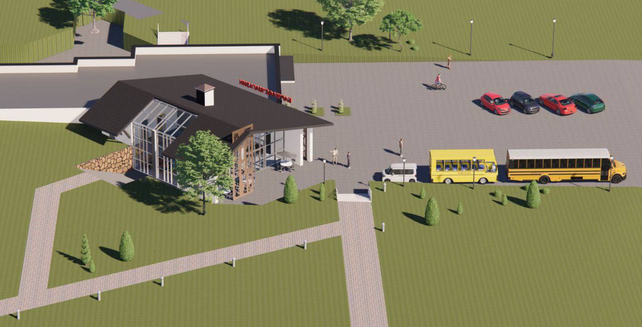 Новый придорожный сервис появится у Зубра на трассе М1: опубликованы эскизы