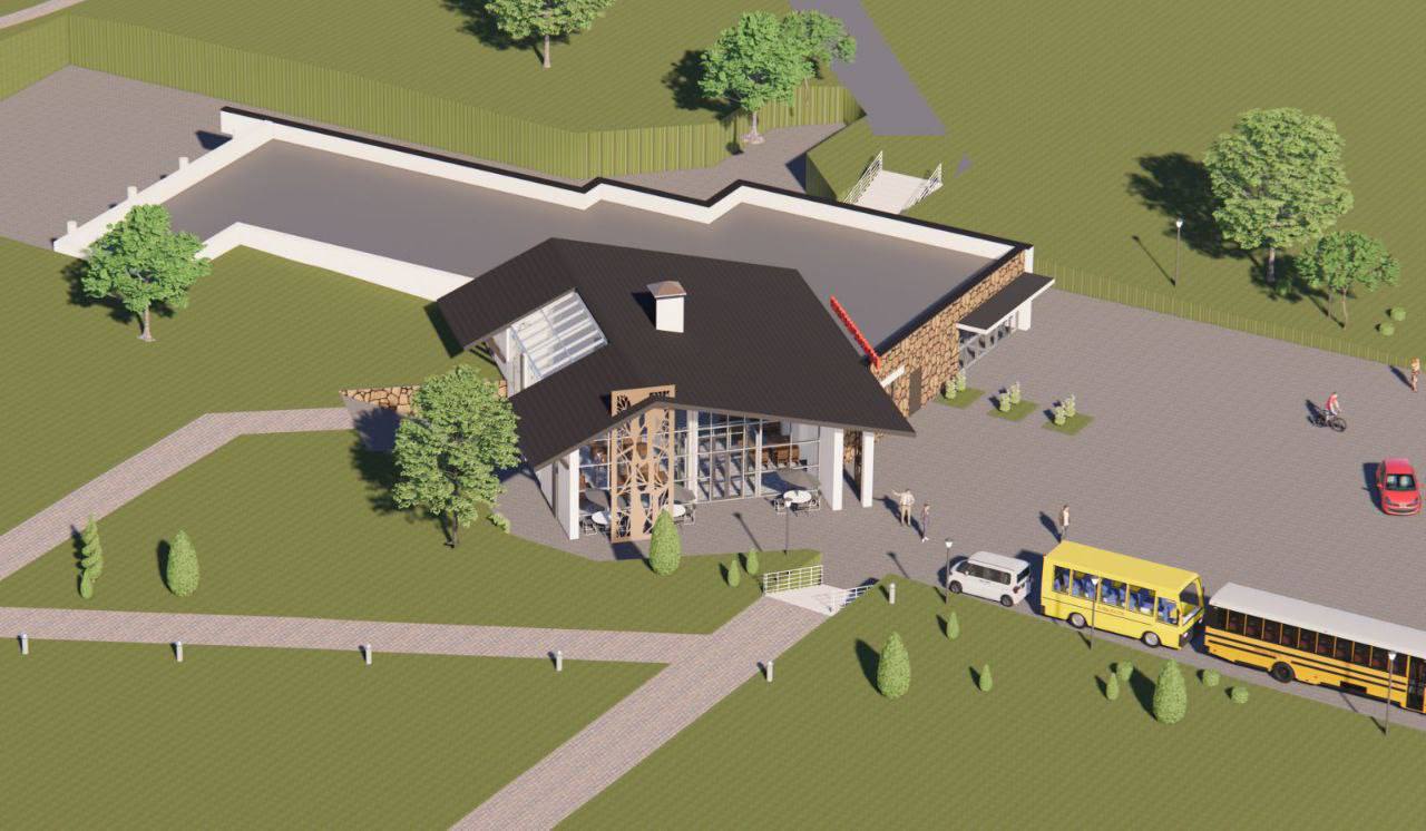 Новый придорожный сервис появится у Зубра на трассе М1: опубликованы эскизы