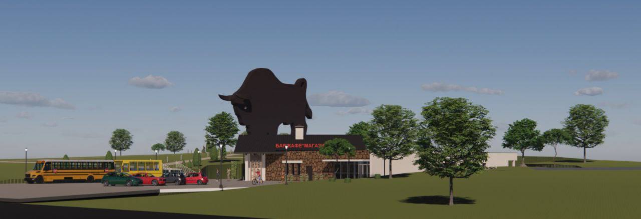 Новый придорожный сервис появится у Зубра на трассе М1: опубликованы эскизы