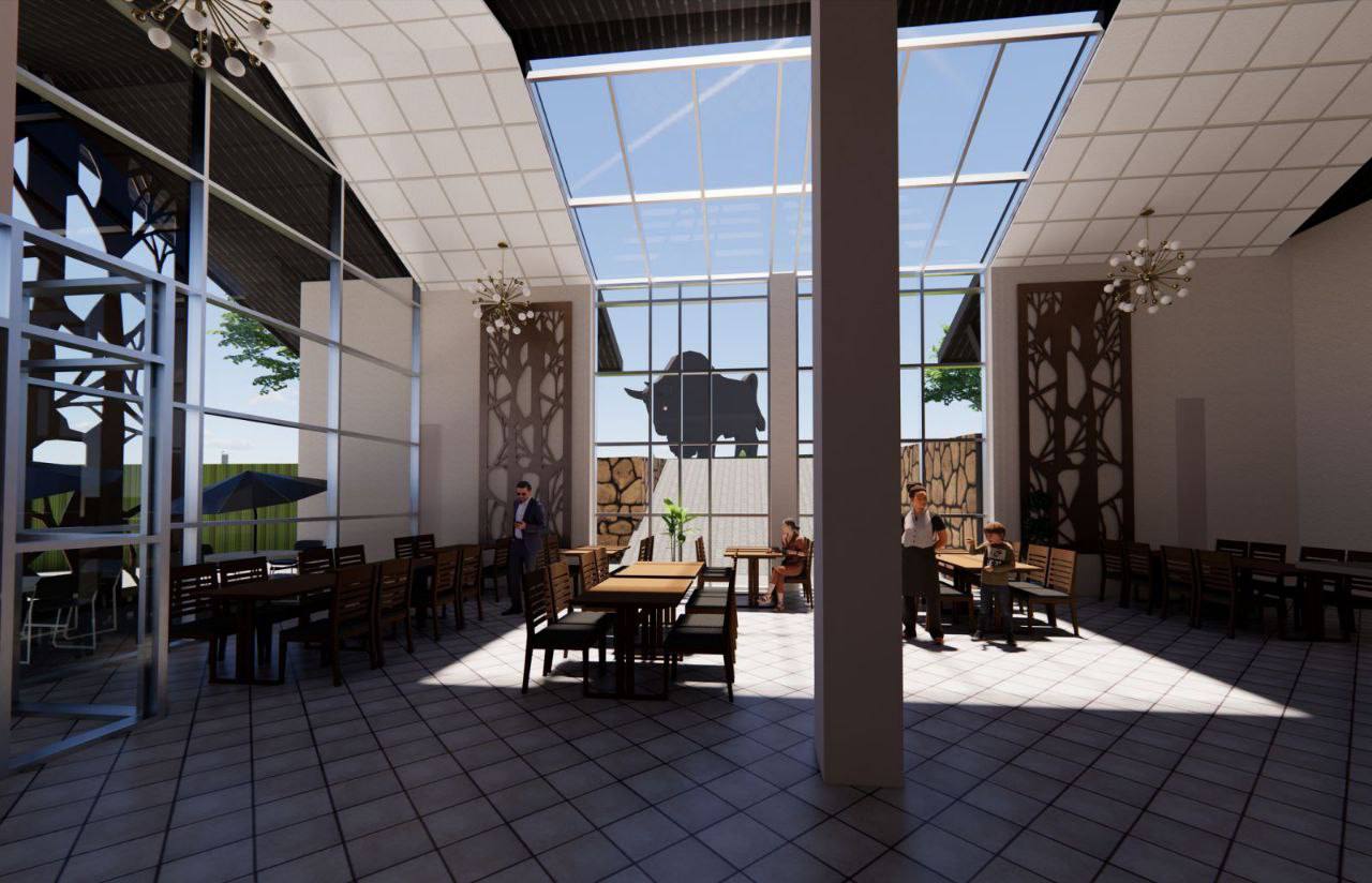 Новый придорожный сервис появится у Зубра на трассе М1: опубликованы эскизы