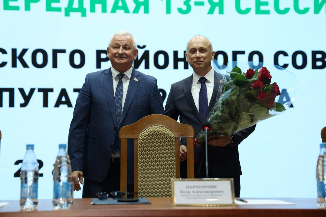 Пархомчик представил нового председателя Кобринского райисполкома