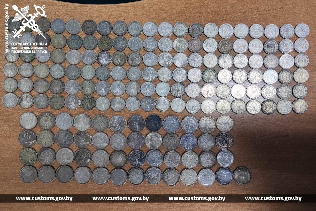 Почти 300 серебряных монет спрятала ехавшая из Польши через пункт пропуска «Брест»