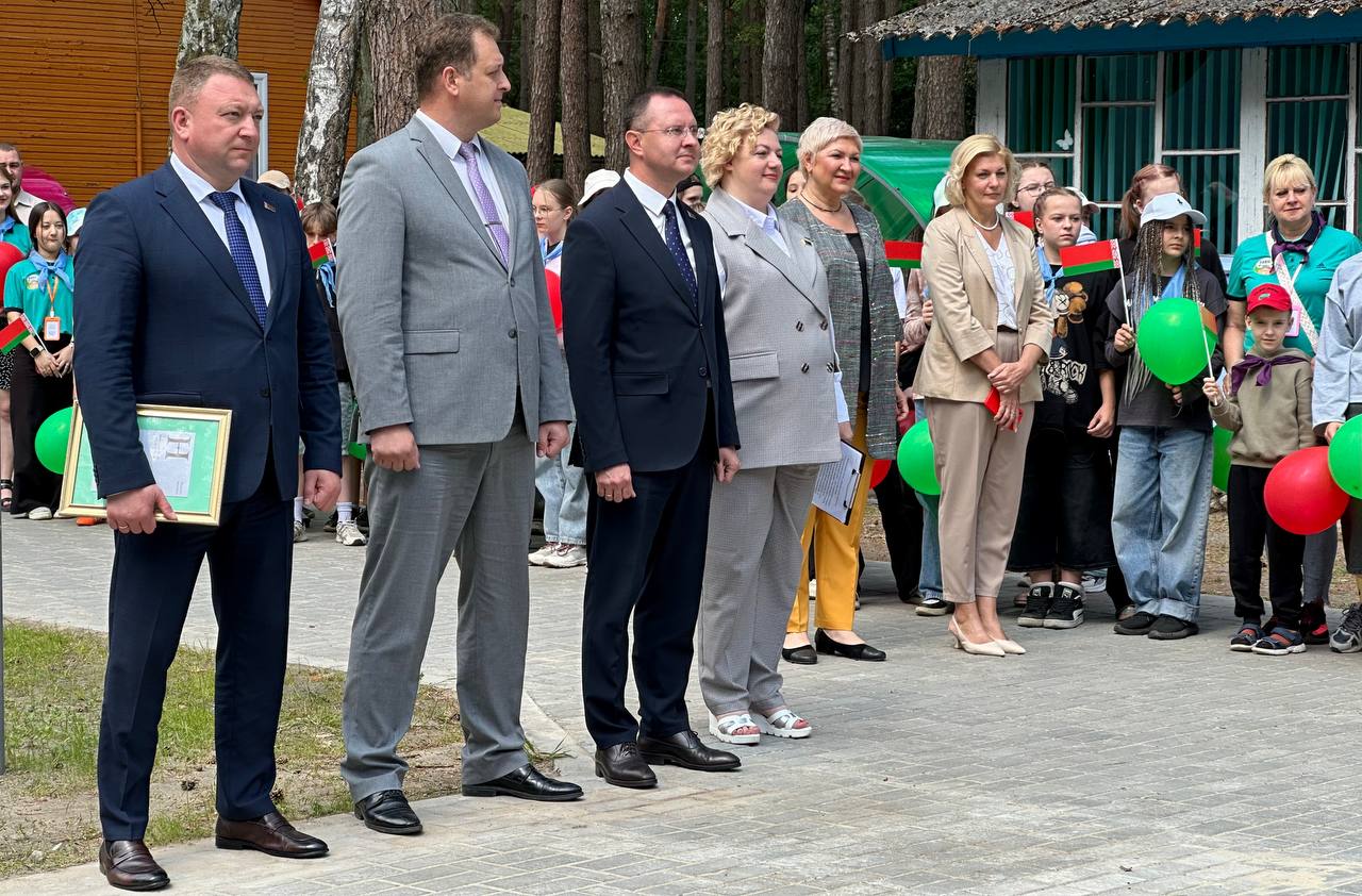 Под Брестом в лагере «Салют» открыли два новых корпуса