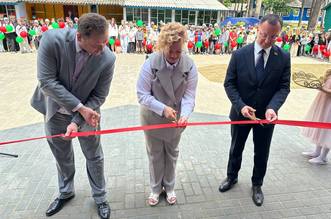 Под Брестом в лагере «Салют» открыли два новых корпуса