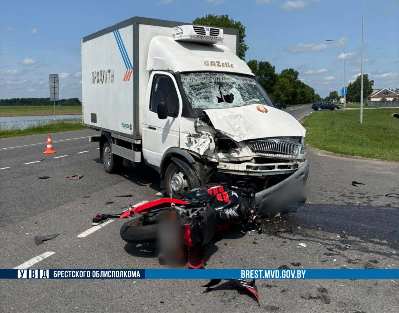 ДТП в Иваново: водитель «ГАЗа» не уступил дорогу мотоциклисту
