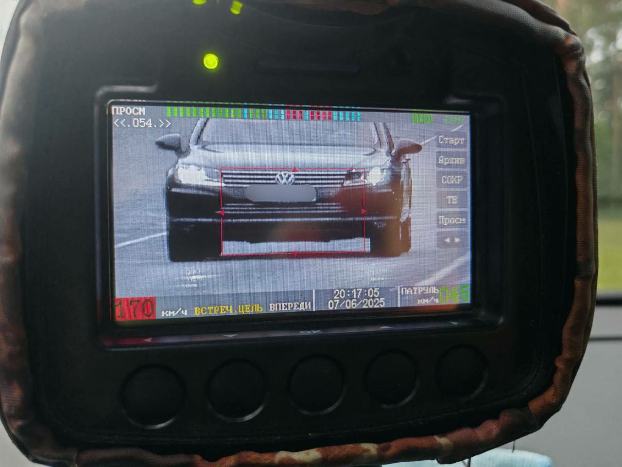 В Брестской области водитель Volkswagen превысил скорость на 80 км/ч. Какой штраф получил?