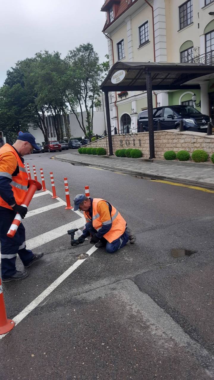 В Бресте на улице Чкалова появилась еще одна велопарковка