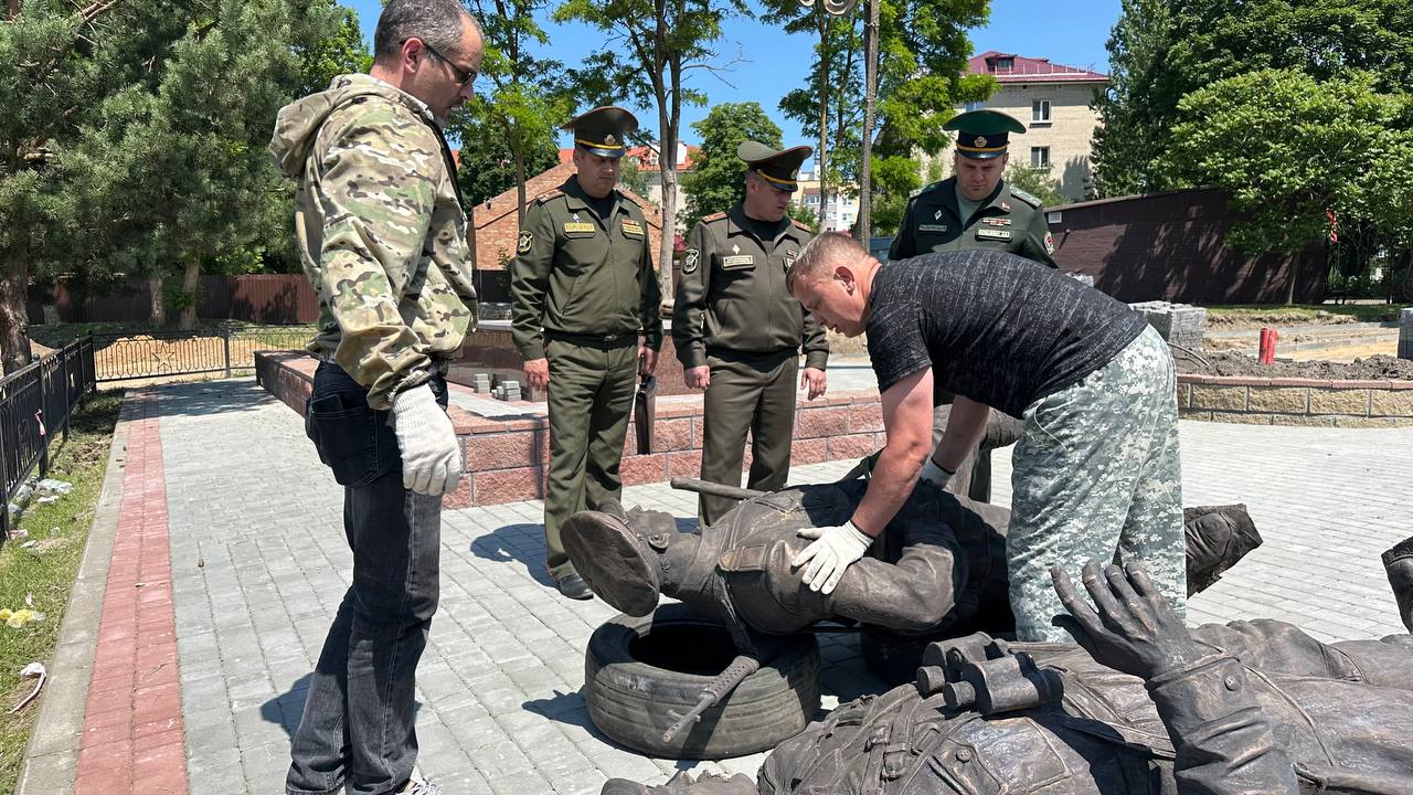 У Северных ворот Брестской крепости установят 4-метровый памятник пограничникам — фото