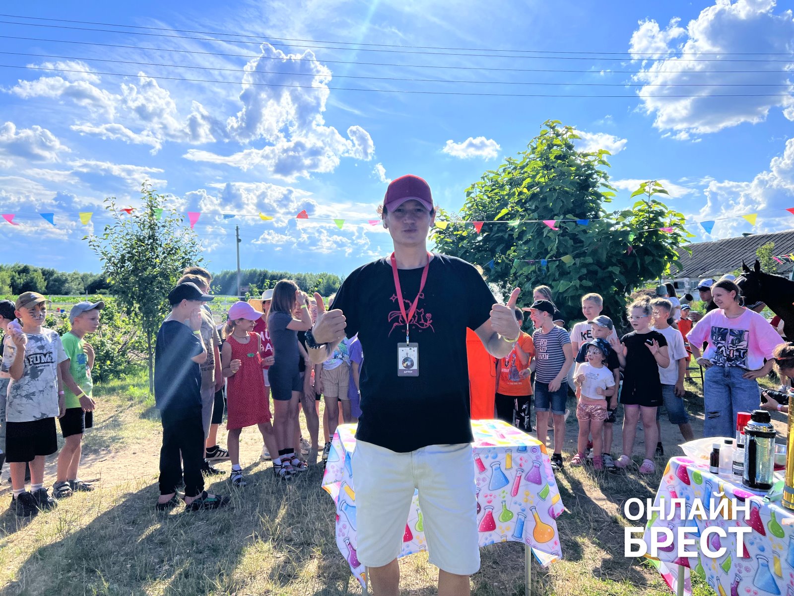 От байкеров до лошадей: как под Брестом устроили взрыв радости для детей