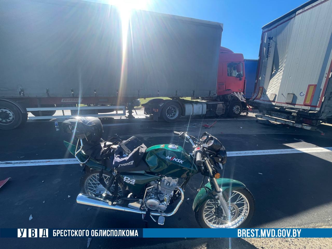 Под Брестом погиб мотоциклист — подробности трагедии