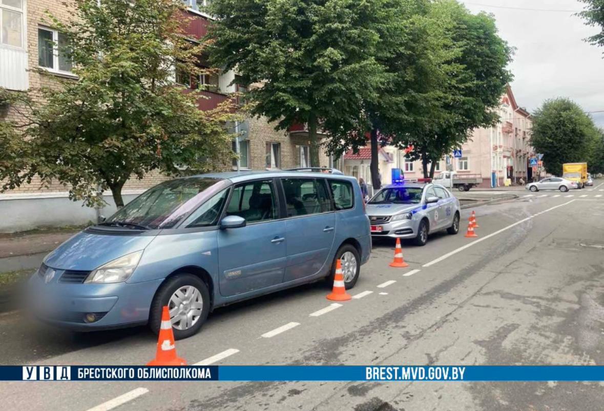 В Пинске ребенок выбежал на проезжую часть и попал под машину