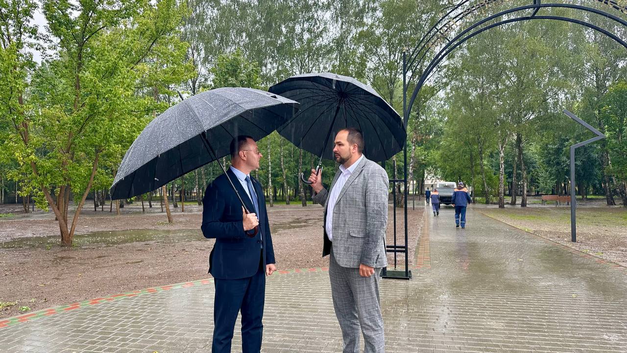 Лободинский проверил ход благоустройства ключевых объектов Бреста