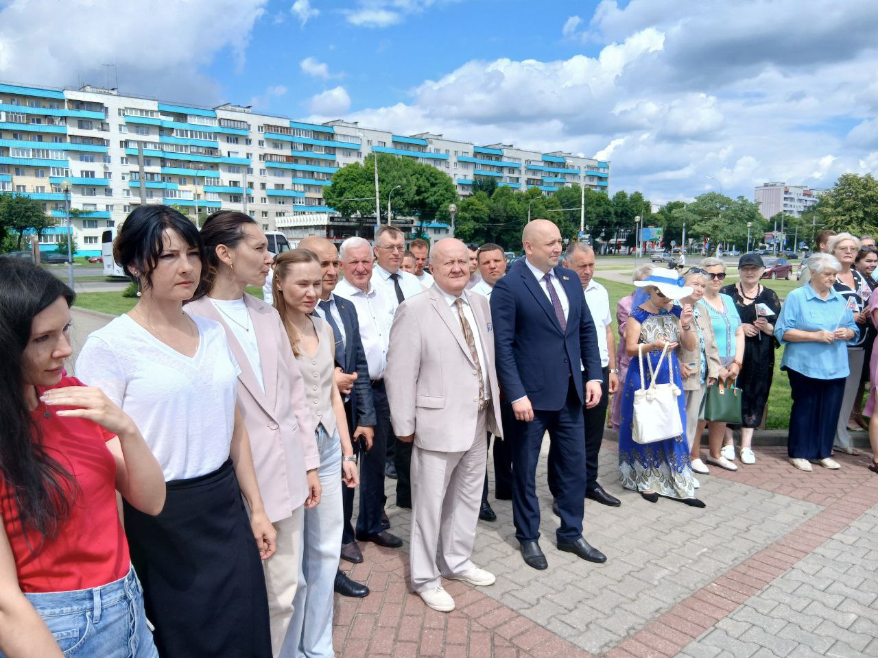 В Бресте открыли стелу «Московский район»