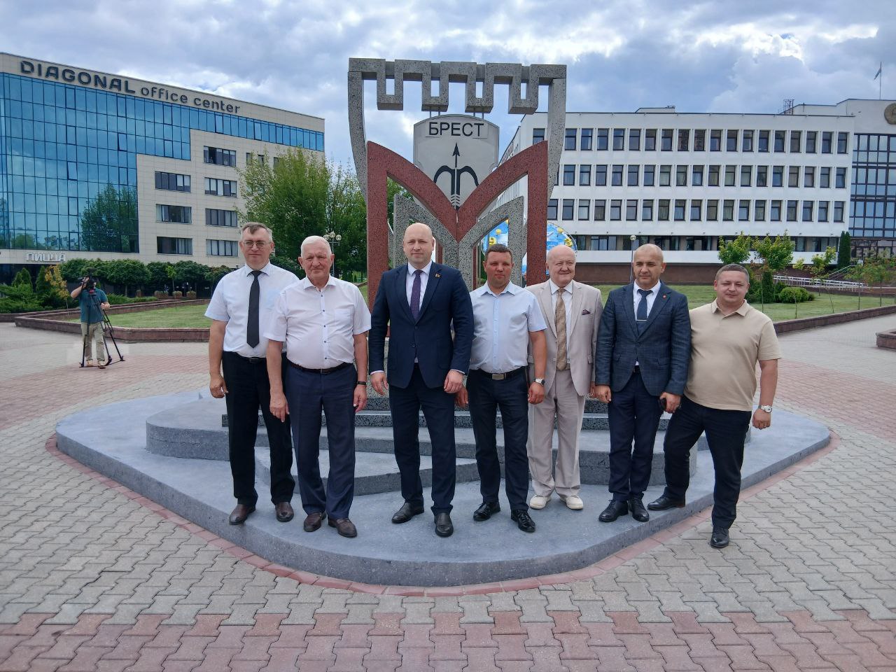 В Бресте открыли стелу «Московский район»