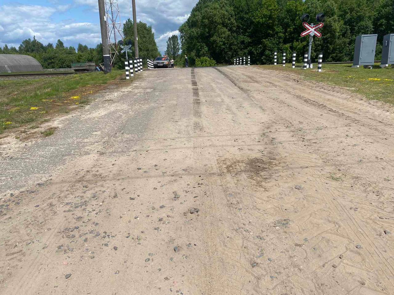 Трактор столкнулся с поездом в Дрогичинском районе