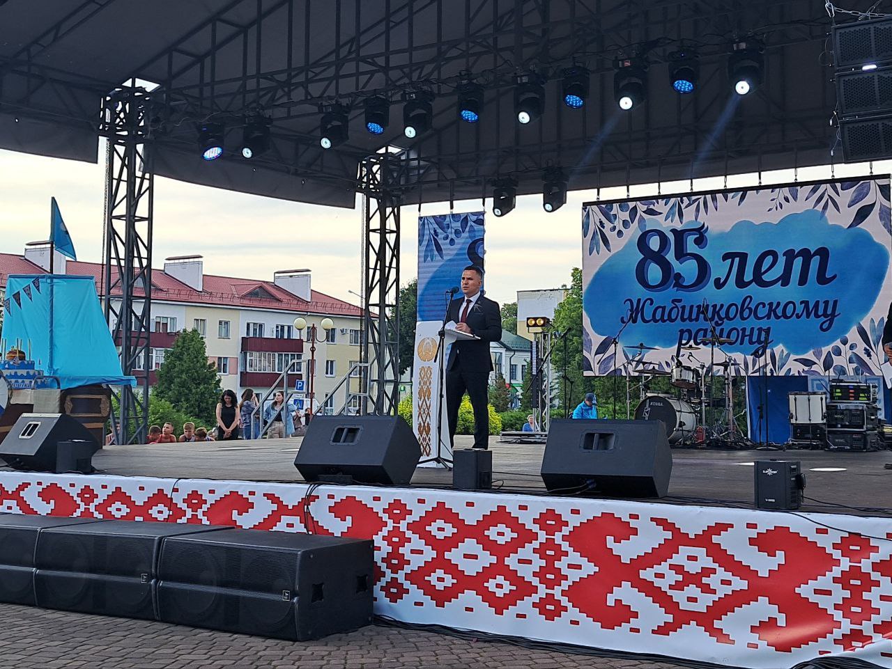 Как в Жабинке отпраздновали День города — видео и фото