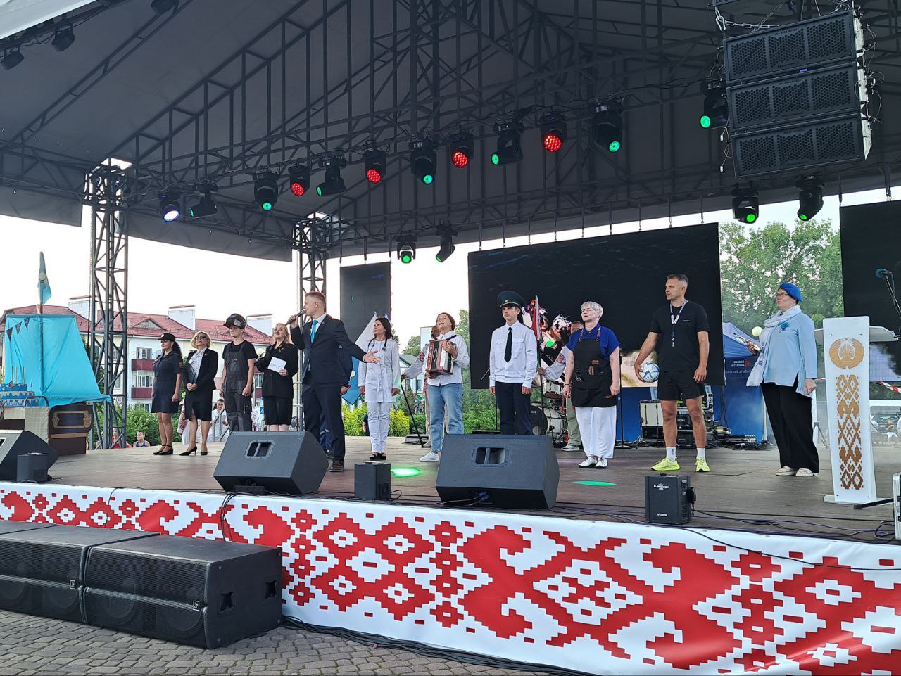 Как в Жабинке отпраздновали День города — видео и фото