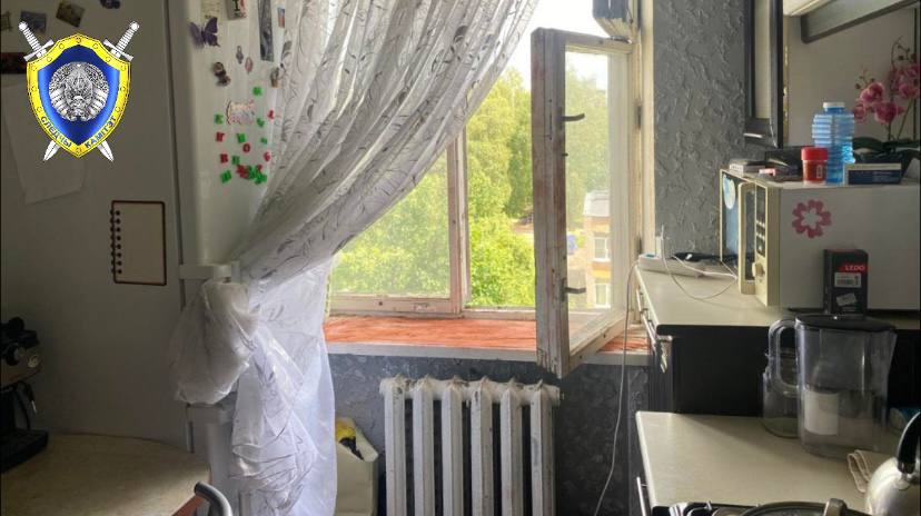 Годовалый ребенок выпал из окна пятого этажа в Могилеве