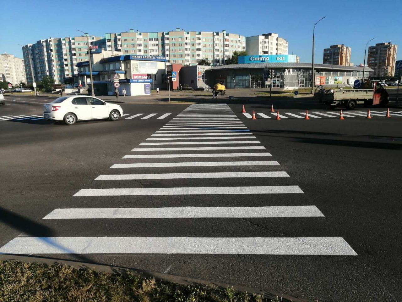 В Бресте появился ещё один диагональный пешеход