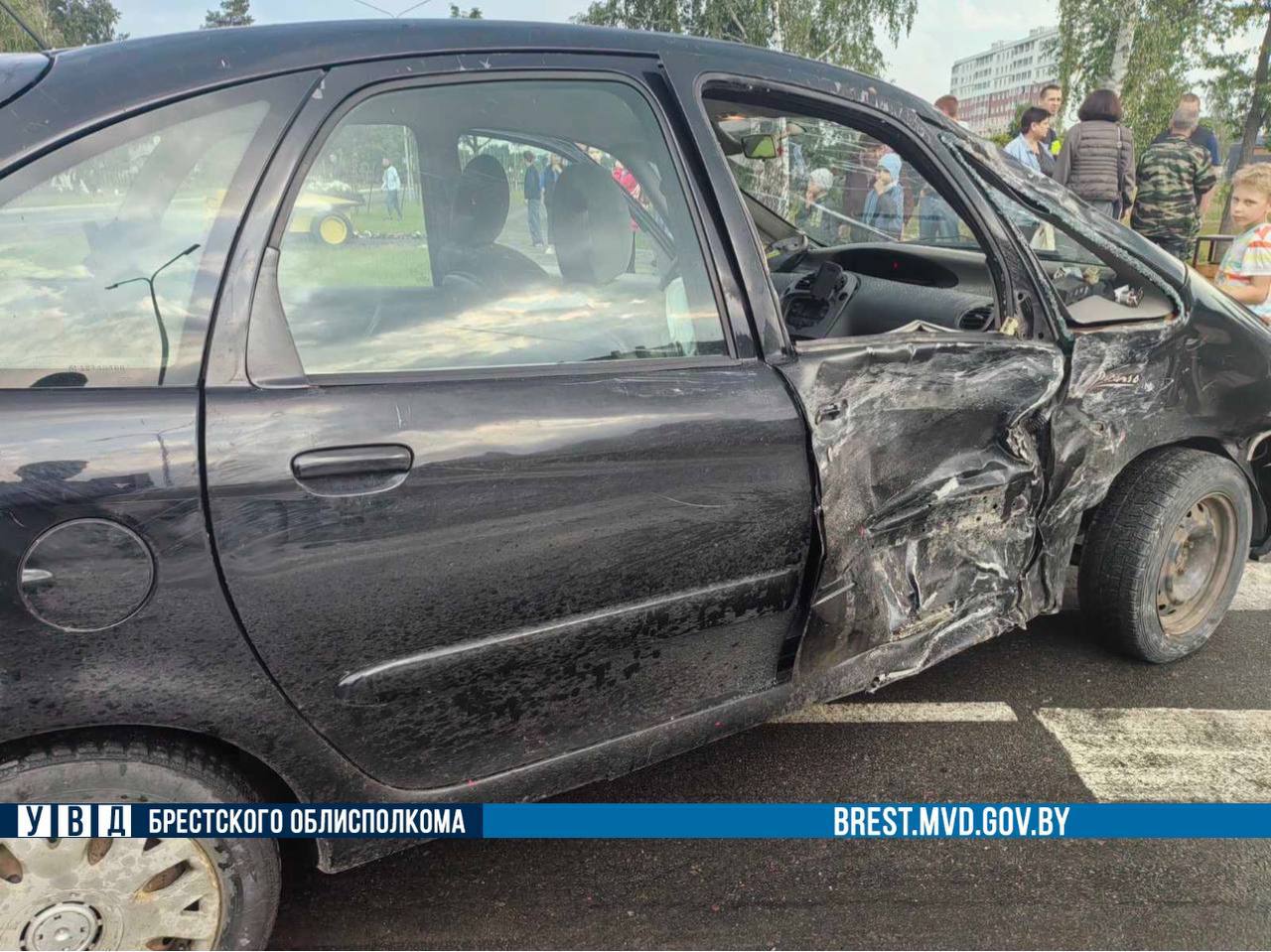 В Лунинецком районе погиб мотоциклист — видео ДТП