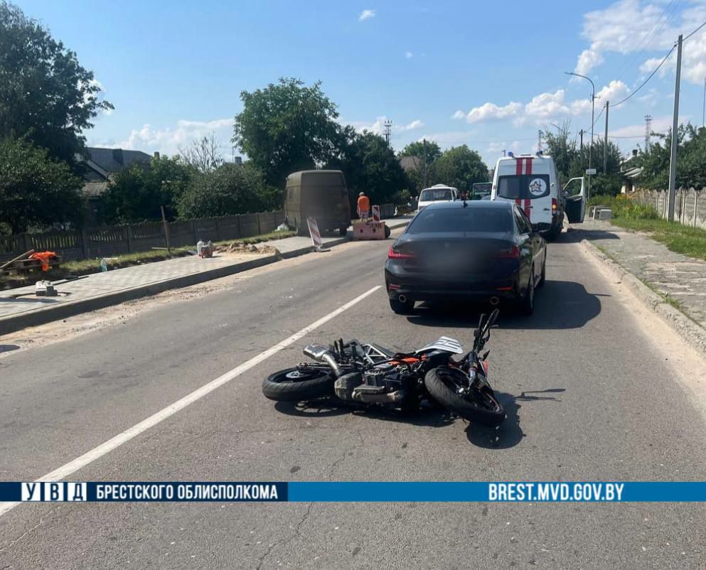 В Бресте Volkswagen без тормозов устроил ДТП