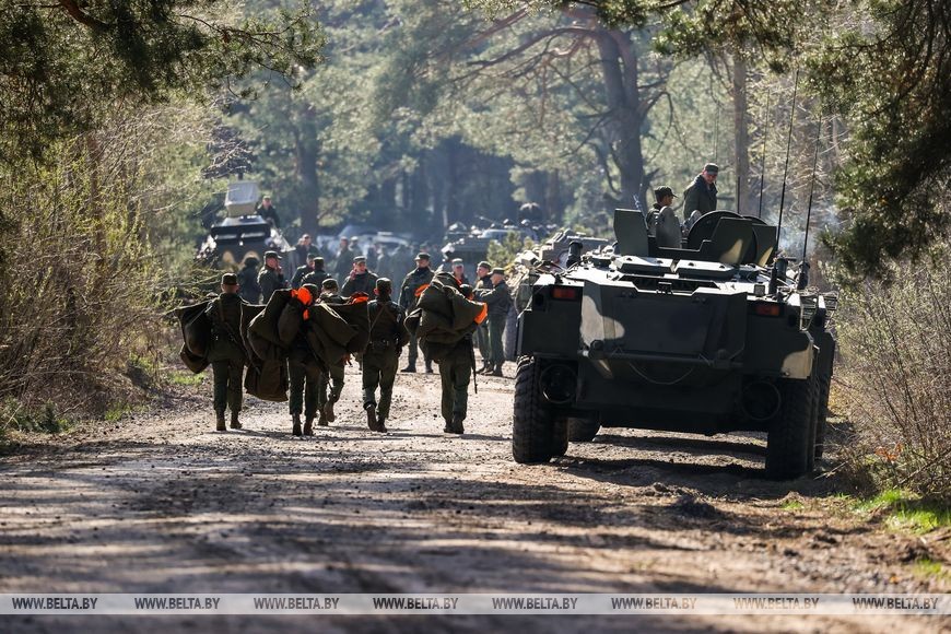 Батальонное тактическое учение проходит под Брестом