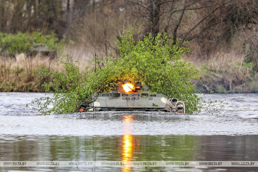 Батальонное тактическое учение проходит под Брестом
