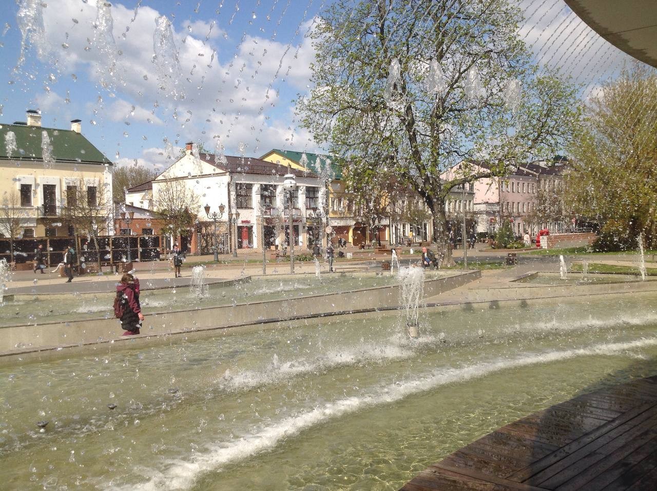 Сегодня в Бресте начали работать фонтаны. Сезон открыт!  Источник: Александр Рогачук, telegram