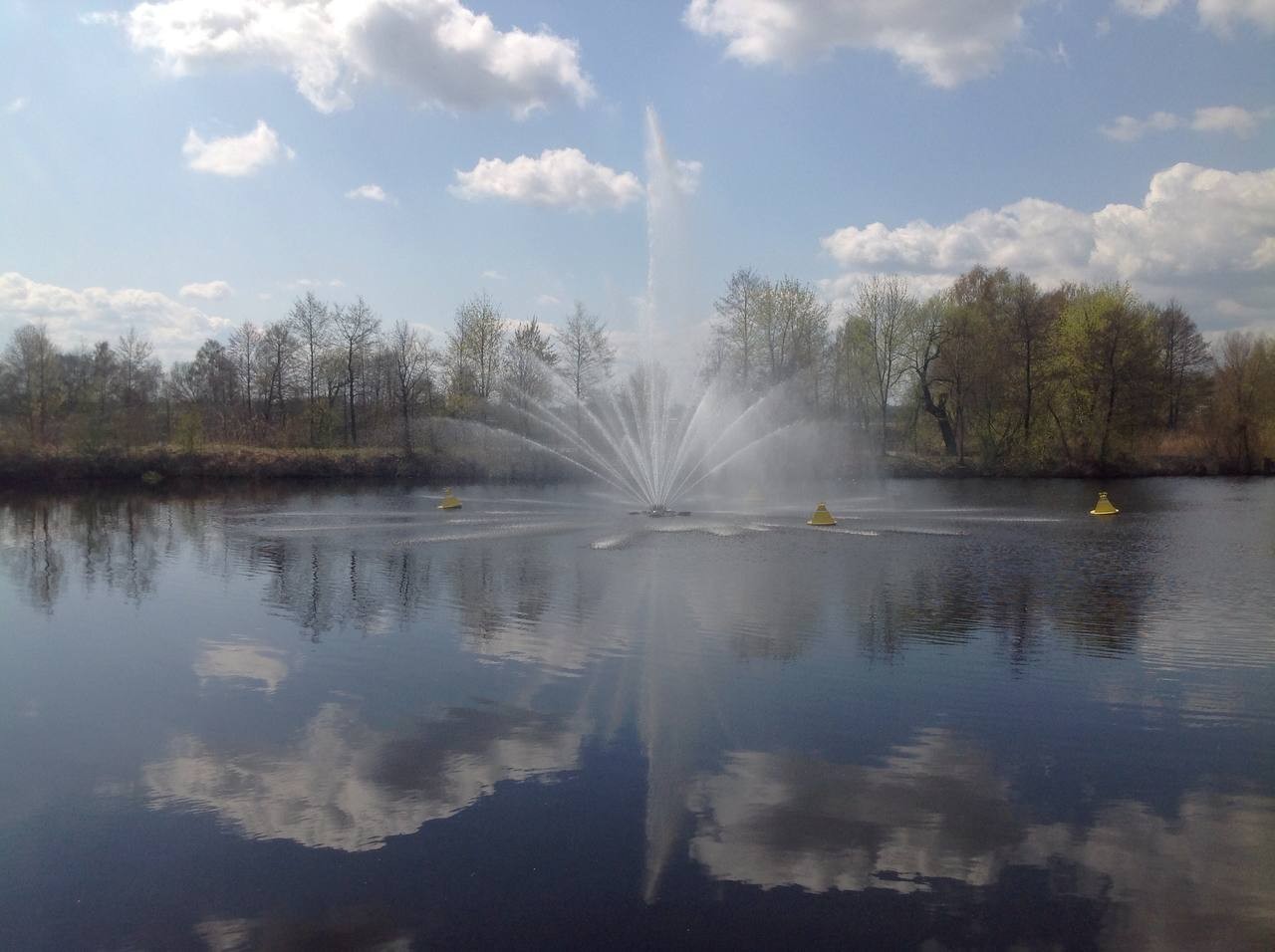 Сегодня в Бресте начали работать фонтаны. Сезон открыт!  Источник: Александр Рогачук, telegram