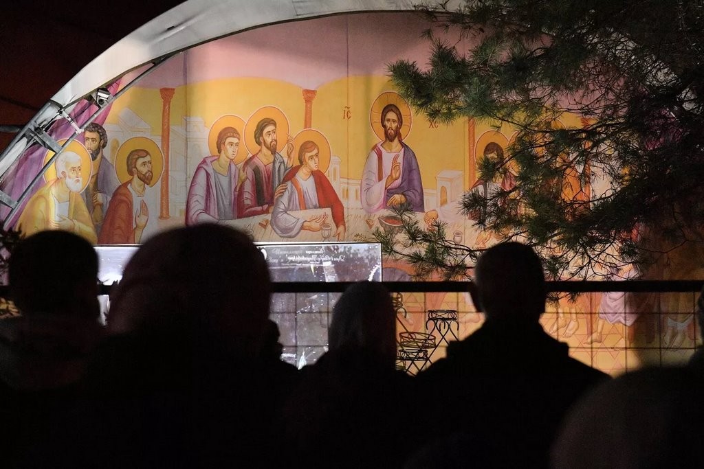 Пасха в лесном храме: как встретили Воскресенье Христово в Пинске