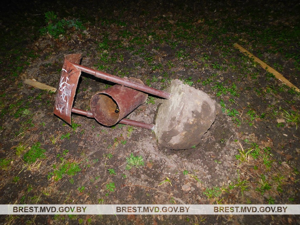 В Каменецком районе правоохранители установили вандалов, попытавшихся уничтожить результаты субботника