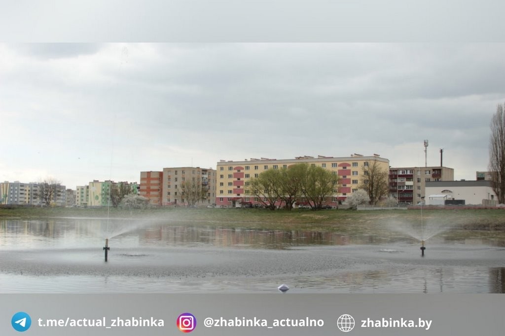 В городе-спутнике Бреста торжественно открыли фонтан