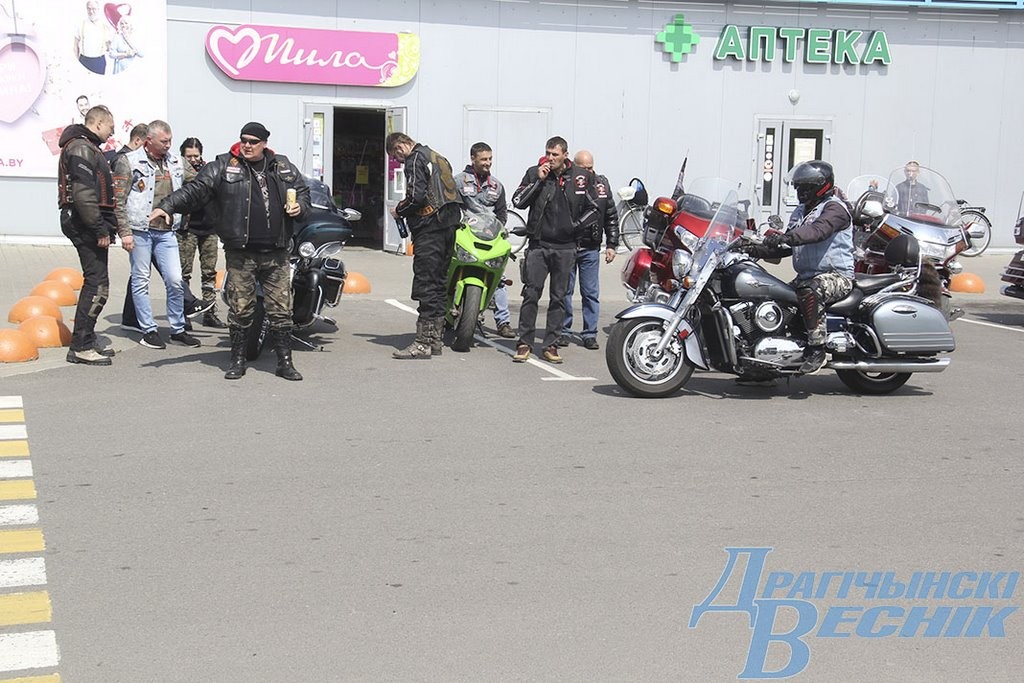 В Дрогичинском районе байкеры открыли мотосезон