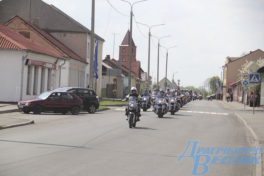 В Дрогичинском районе байкеры открыли мотосезон