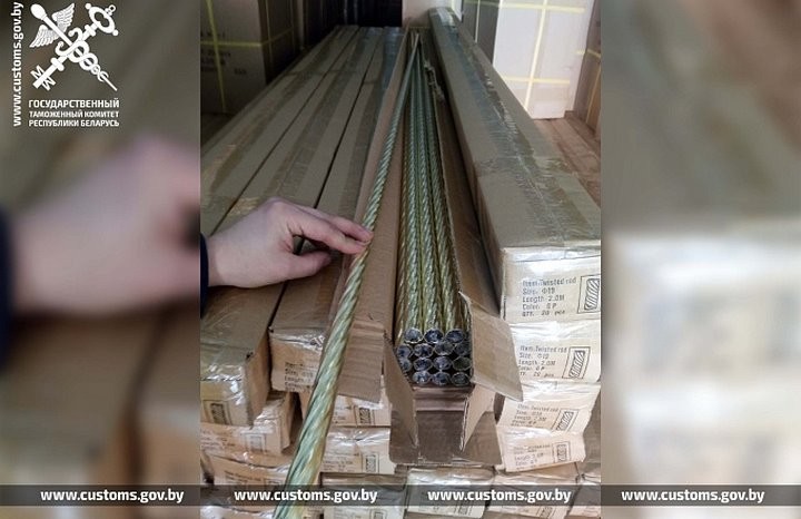 В Беларусь пытались незаконно ввезти карнизы почти на миллион долларов