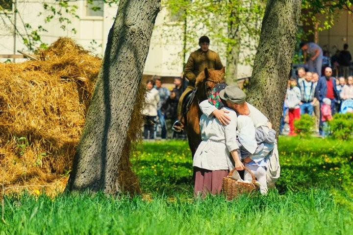 Эпизод «Здитовской обороны» показали реконструкторы в Березе
