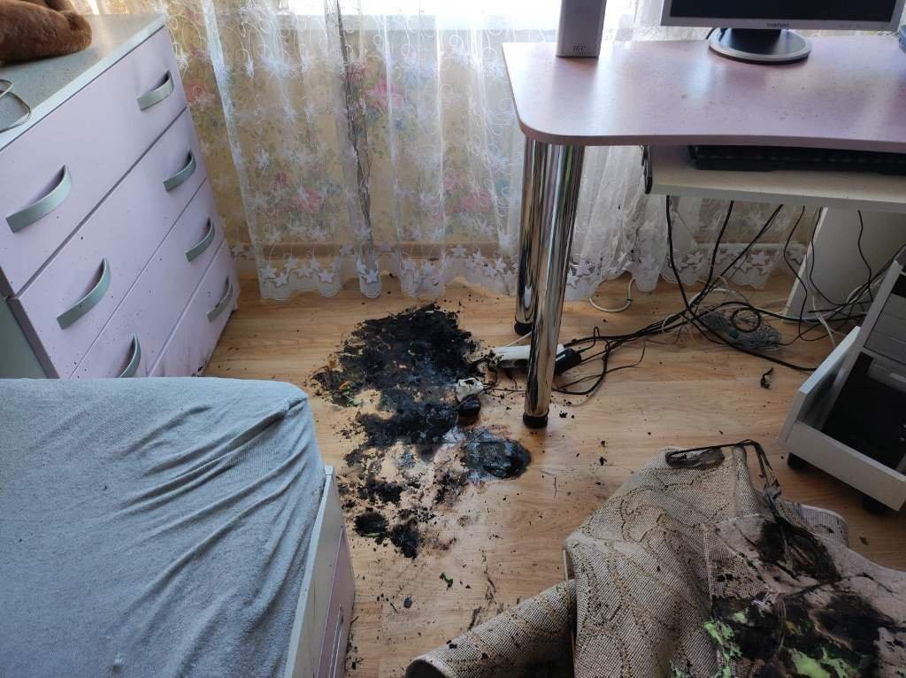 На пожарах в Пружанах и Кобрине получили ожоги двое мужчин