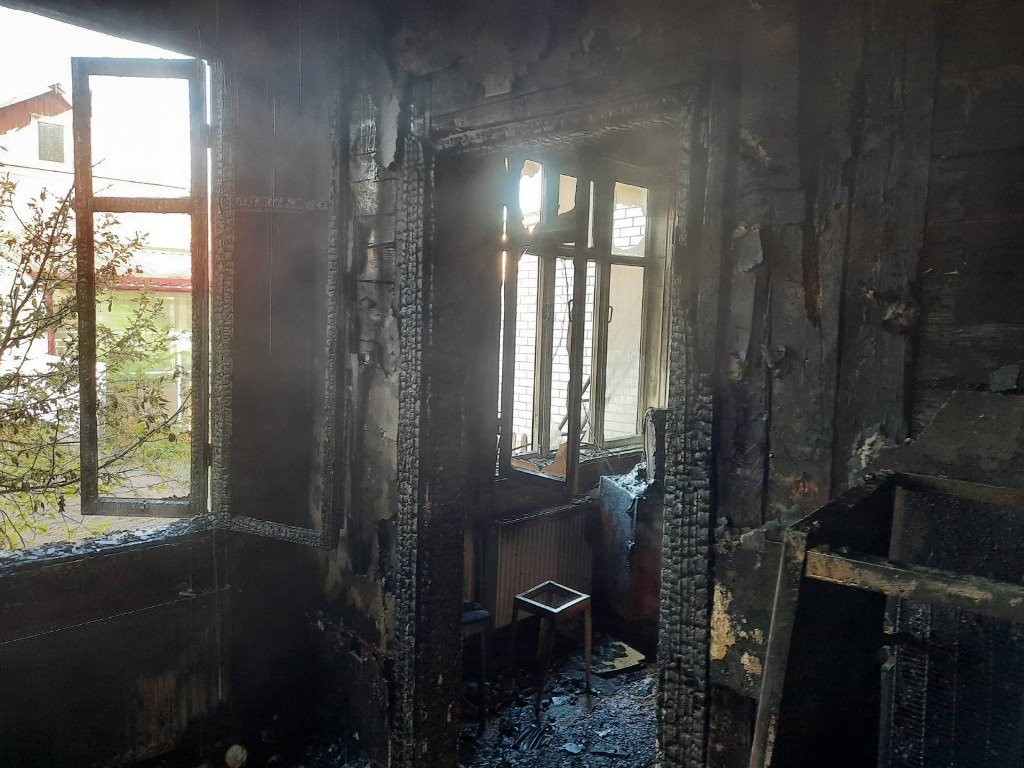 На пожарах в Пружанах и Кобрине получили ожоги двое мужчин
