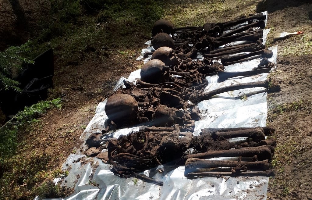 У деревни Тартаки Барановичского района ведутся поисковые работы на месте массового захоронения жертв фашизма