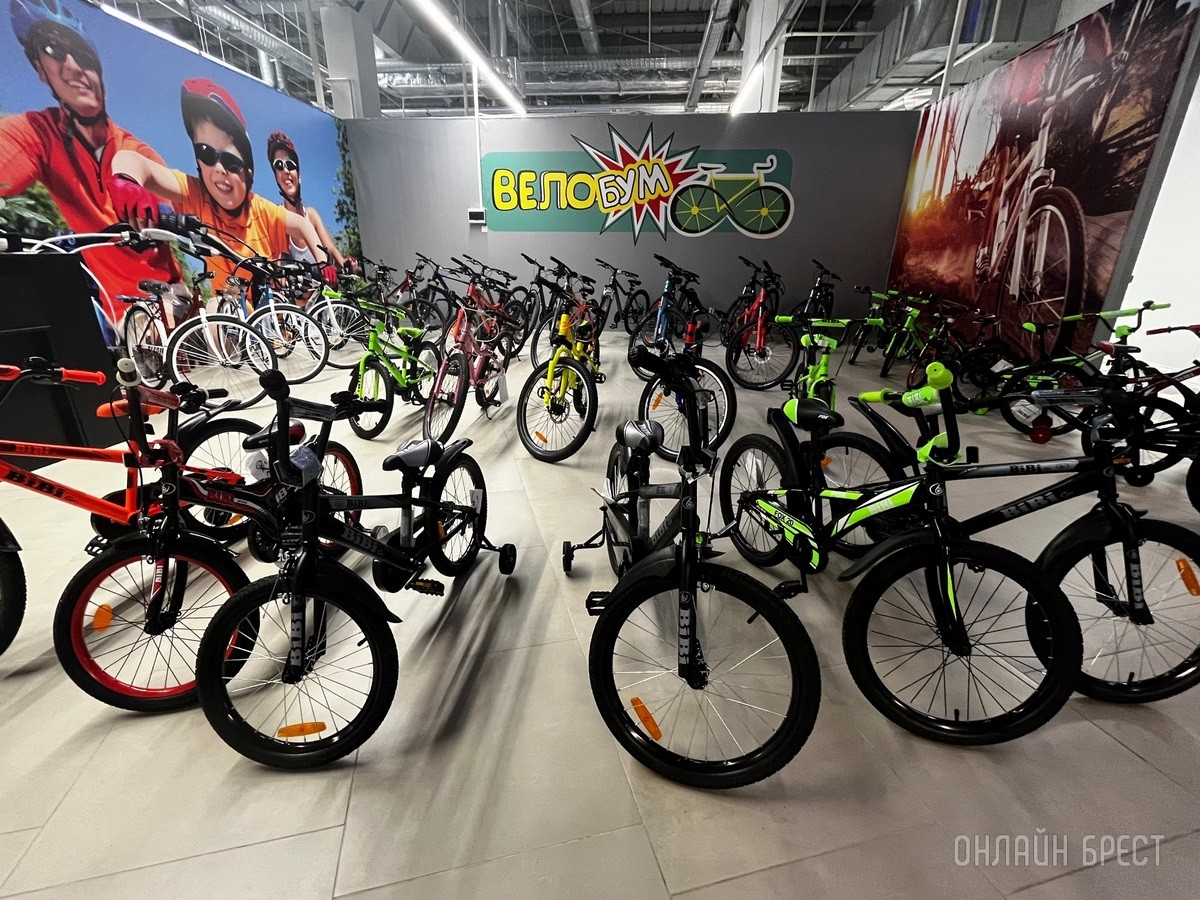 Велосипеды для всей семьи с доступными ценами и беспроцентной рассрочкой в новом магазине «ВелоБУМ» в брестском ТРЦ «Варшавский»