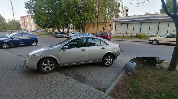 В Бресте пьяный водитель повредил два авто и скрылся с места ДТП