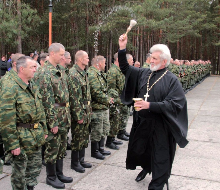 Присяга территориальных войск Кобринского района в лагере «Волна»