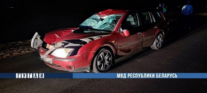 В Брестской области автомобиль насмерть сбил выбежавшего на дорогу мужчину