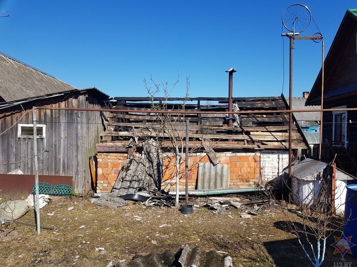 Как халатность человека способна привести к пожару. Случай в Брестской области