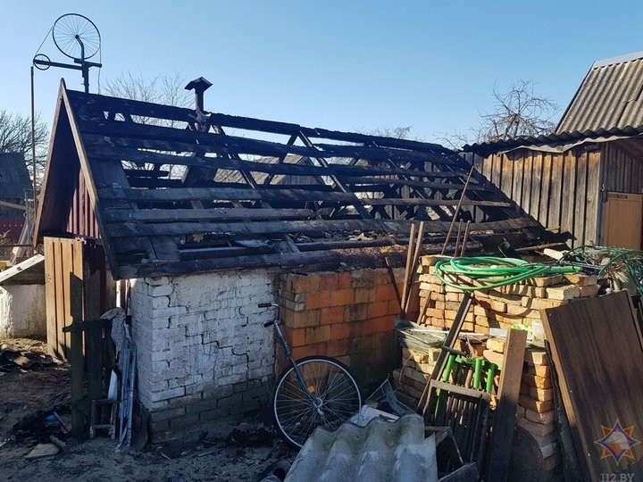 Как халатность человека способна привести к пожару. Случай в Брестской области