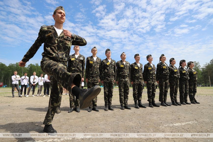 На полигоне Брестский стартовал областной этап военно-патриотической игры «Орленок». Фоторепортаж