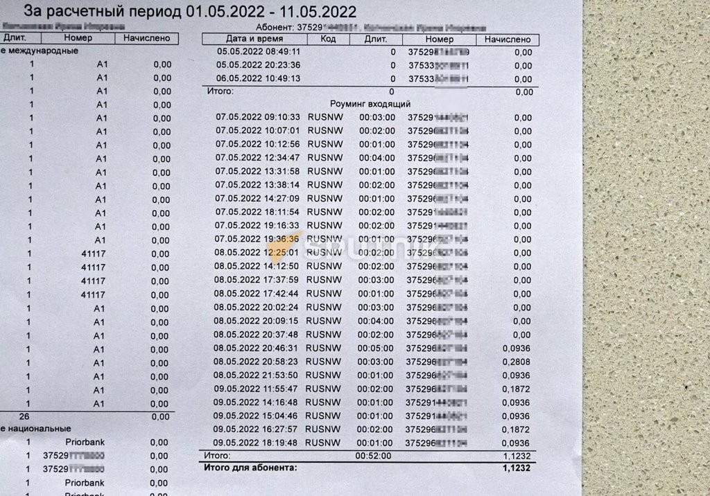 Бесплатного союзного роуминга хватает ровно на 40 минут – а что дальше?