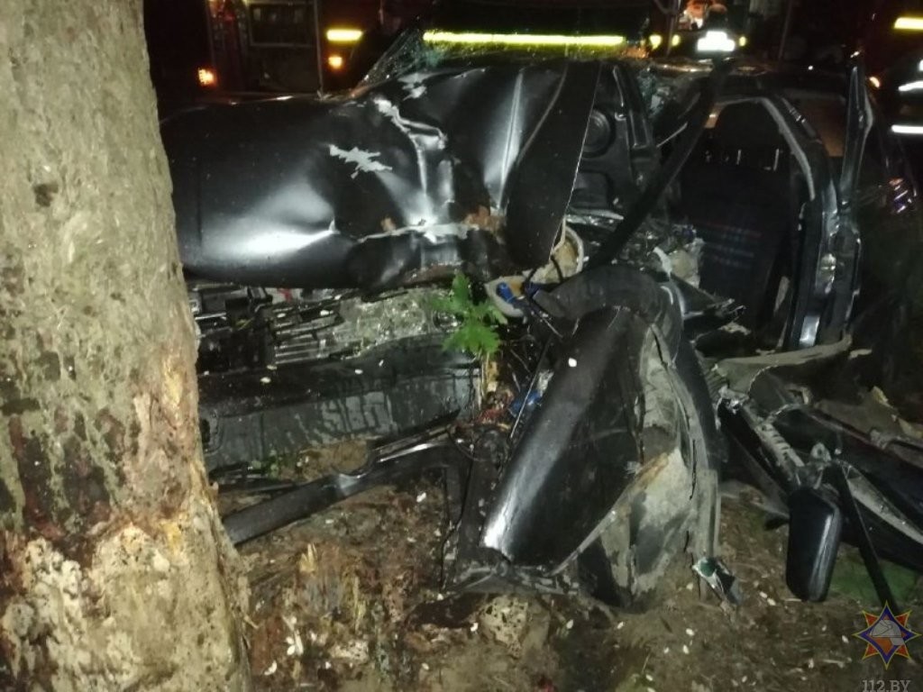 ДТП в Брестской области: работниками МЧС спасли водителя легковушки